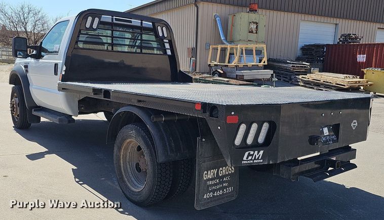 image for item DQ8657 2008 Ford F450 Super Duty XL  flatbed truck