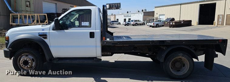 image for item DQ8657 2008 Ford F450 Super Duty XL  flatbed truck