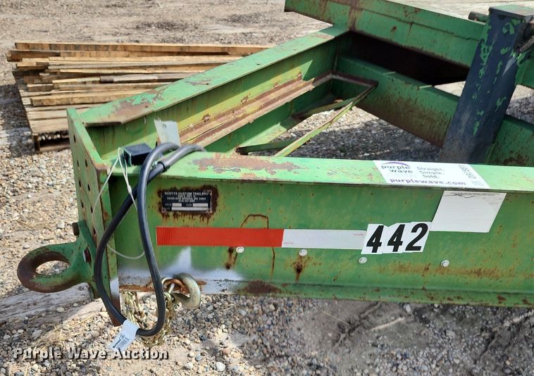 image for item DR7881 2001 Scotts Custom Trailers equipment trailer