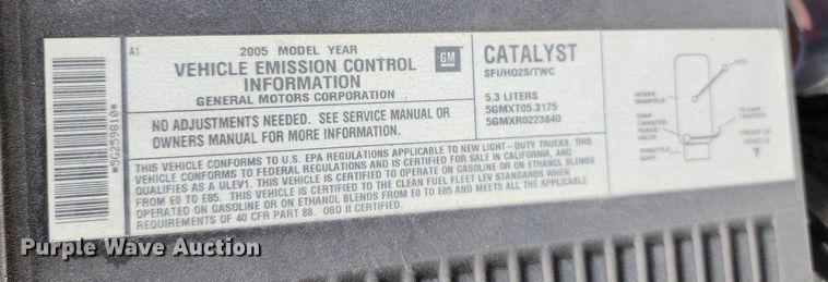 image for item DR7884 2005 Chevrolet Avalanche Crew Cab pickup truck