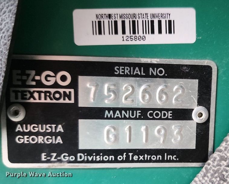 image for item DR7901 Ez-Go Textron golf cart