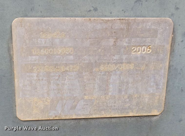 image for item DR7953 2006 JLG G6-42A telehandler