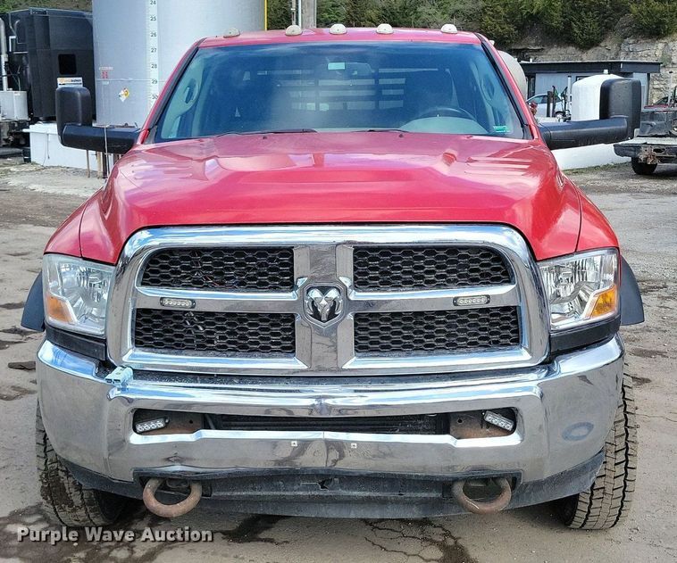 image for item DR7975 2011 Dodge Ram 5500HD Crew Cab flatbed truck