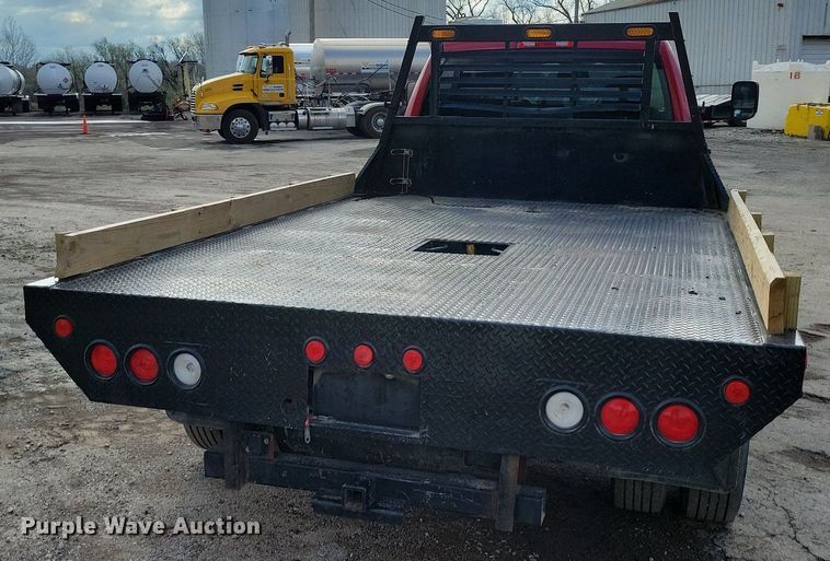image for item DR7975 2011 Dodge Ram 5500HD Crew Cab flatbed truck