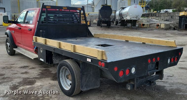 image for item DR7975 2011 Dodge Ram 5500HD Crew Cab flatbed truck