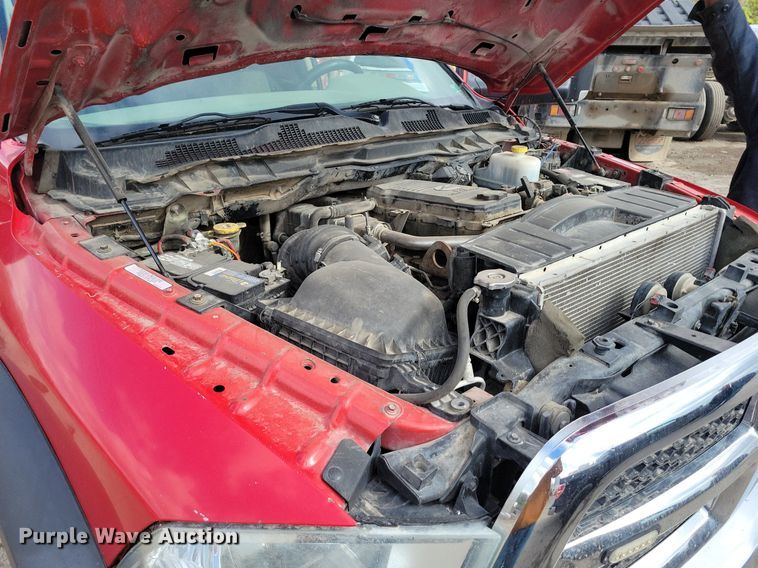 image for item DR7975 2011 Dodge Ram 5500HD Crew Cab flatbed truck