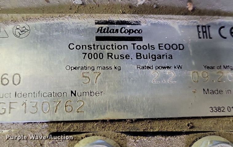 image for item DR7979 Husqvarna  LF60 plate compactor