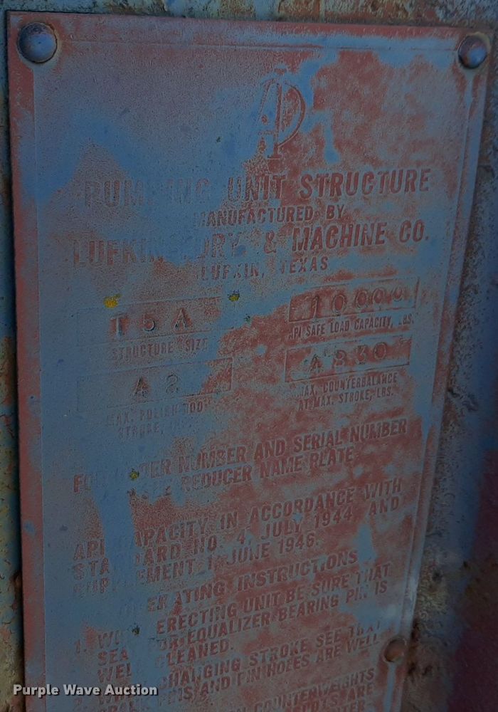 image for item DV9921 Lufkin pump jack