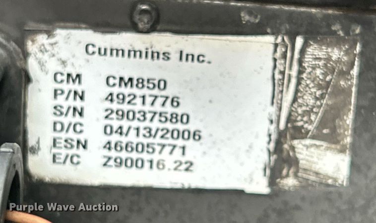 image for item EG1183 2007 Ford F650 Super Duty flatbed truck