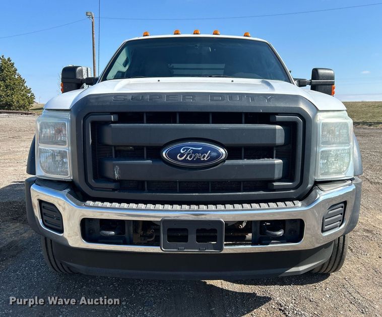 image for item EG1220 2015 Ford F550 Super Duty Crew Cab flatbed truck