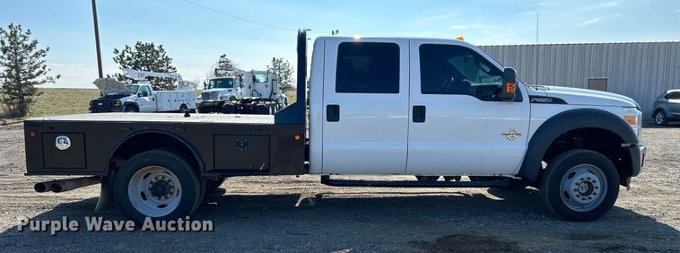 image for item EG1220 2015 Ford F550 Super Duty Crew Cab flatbed truck