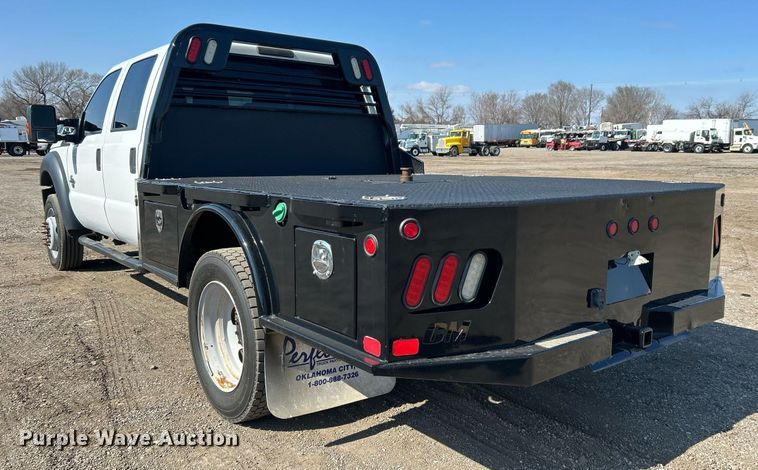 image for item EG1220 2015 Ford F550 Super Duty Crew Cab flatbed truck