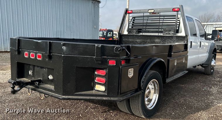 image for item EG1328 2011 Ford F550 Crew Cab flatbed truck