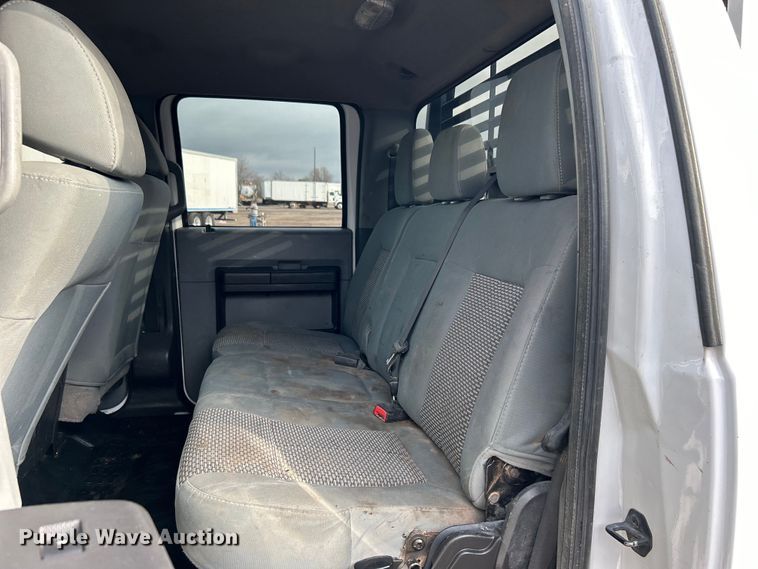 image for item EG1328 2011 Ford F550 Crew Cab flatbed truck