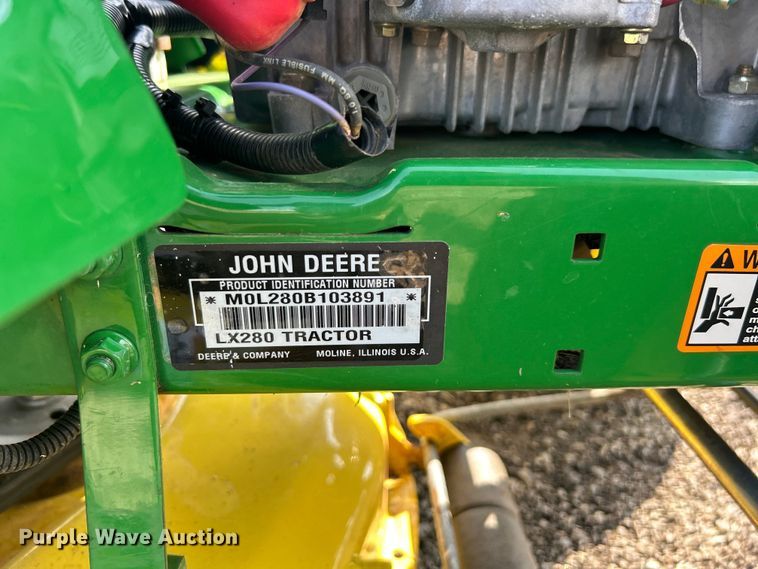 image for item EG1346 John Deere LX280 lawn mower