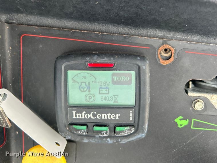 image for item EG1351 2016 Toro Groundmaster 7210 ZTR lawn mower