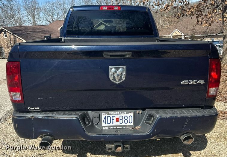 image for item EH6584 2012 Dodge Ram 1500 Quad Cab pickup truck