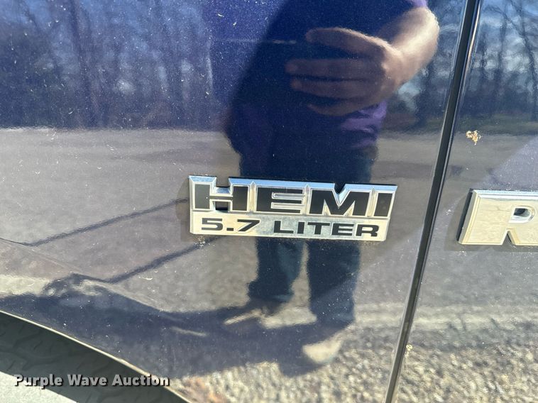 image for item EH6584 2012 Dodge Ram 1500 Quad Cab pickup truck