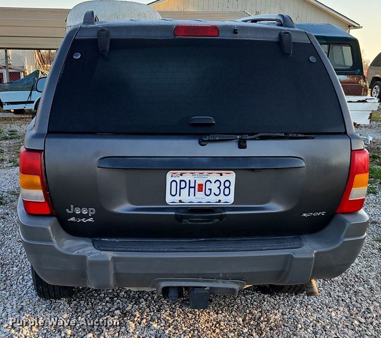 image for item EI3643 2002 Jeep Grand Cherokee SUV