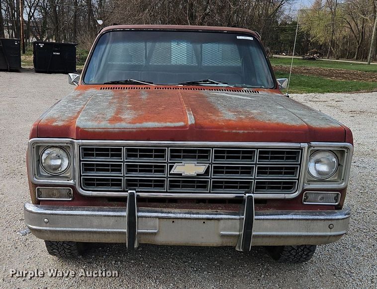 image for item EI3650 1977 Chevrolet  Scottsdale 10 pickup truck