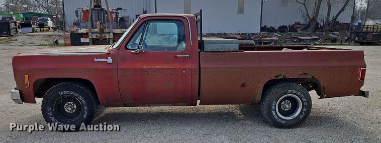 image for item EI3650 1977 Chevrolet  Scottsdale 10 pickup truck