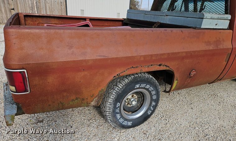 image for item EI3650 1977 Chevrolet  Scottsdale 10 pickup truck