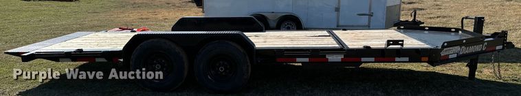 image for item EJ0332 2020 Diamond C tilt deck utility trailer