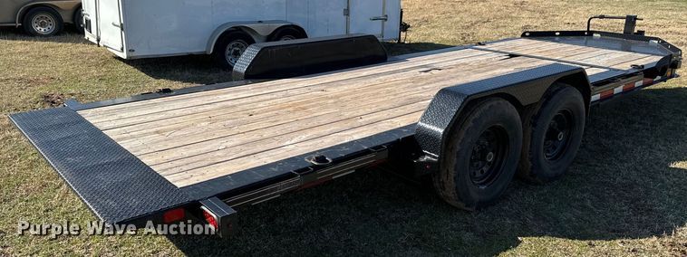 image for item EJ0332 2020 Diamond C tilt deck utility trailer