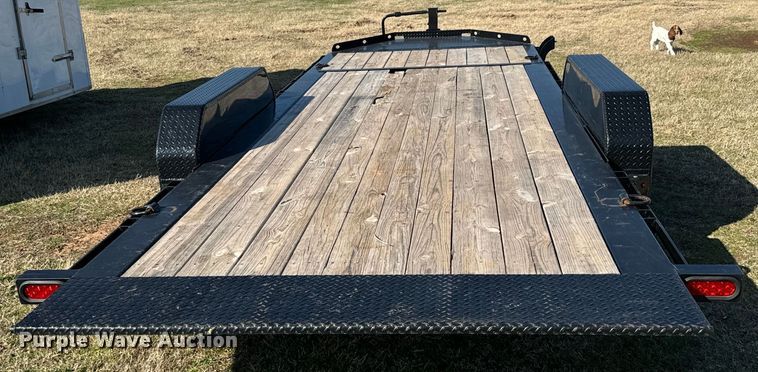 image for item EJ0332 2020 Diamond C tilt deck utility trailer