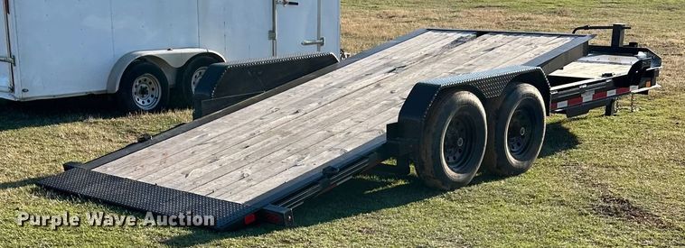 image for item EJ0332 2020 Diamond C tilt deck utility trailer