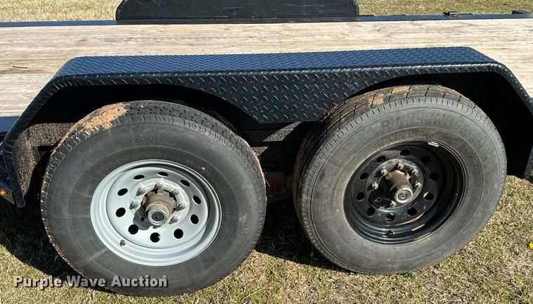 image for item EJ0332 2020 Diamond C tilt deck utility trailer