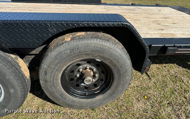 image for item EJ0332 2020 Diamond C tilt deck utility trailer