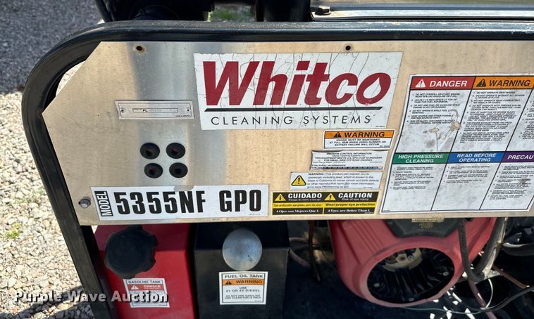 image for item EJ0360 Whitco 5355NF GPO pressure washer