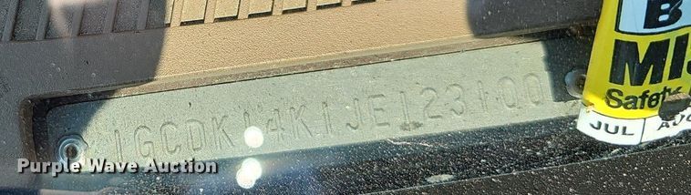 image for item EJ6171 1988 Chevrolet K1500 pickup truck