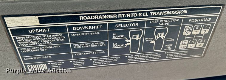 image for item EK4245 1999 Sterling  L9513 dump truck