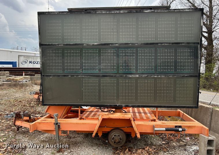 image for item EK4316 (2) Ver-Mac PCMS 1210 message board trailers