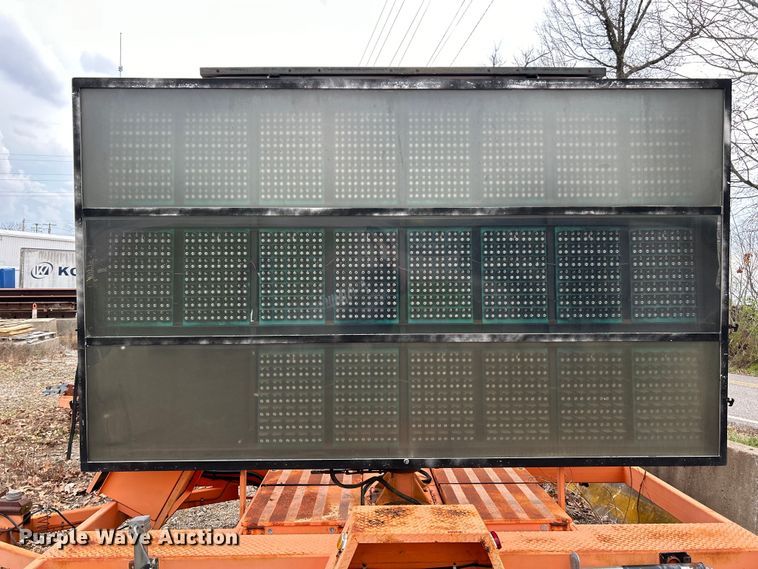 image for item EK4316 (2) Ver-Mac PCMS 1210 message board trailers