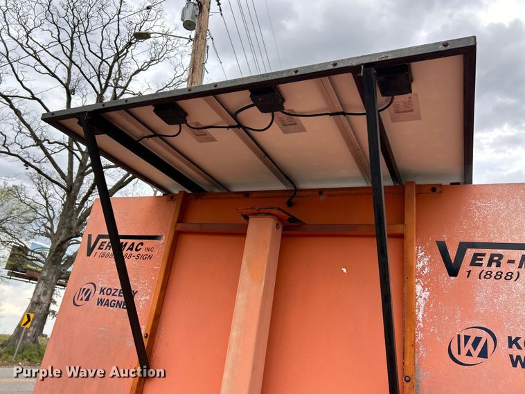 image for item EK4316 (2) Ver-Mac PCMS 1210 message board trailers