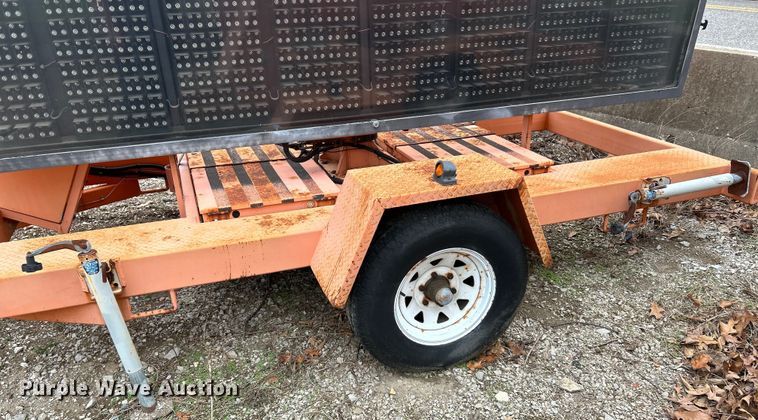 image for item EK4316 (2) Ver-Mac PCMS 1210 message board trailers