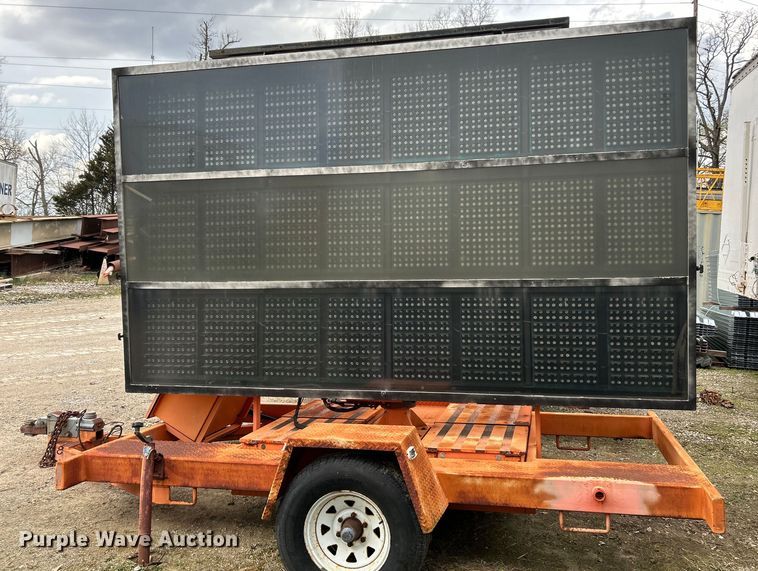 image for item EK4317 (2) Ver-Mac PCMS 1210 message board trailers