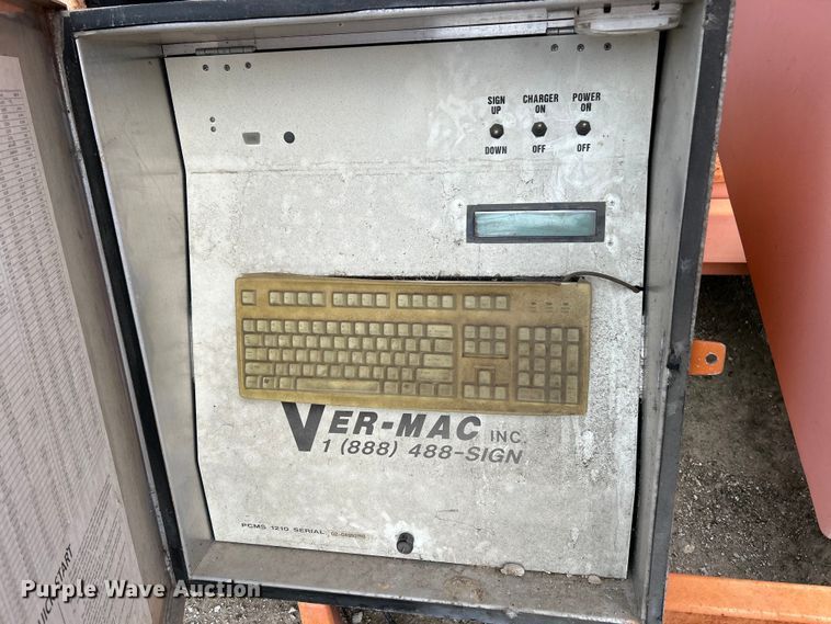 image for item EK4317 (2) Ver-Mac PCMS 1210 message board trailers