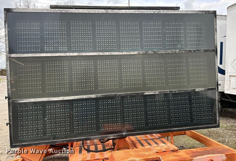 image for item EK4317 (2) Ver-Mac PCMS 1210 message board trailers