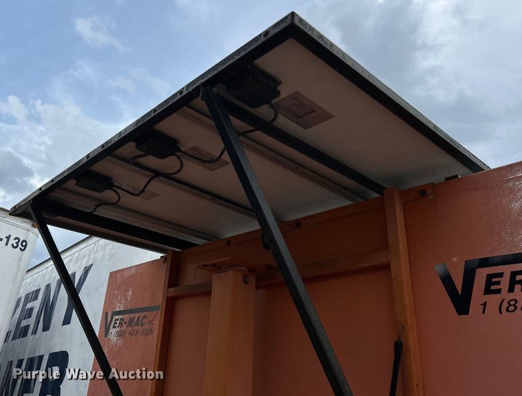 image for item EK4317 (2) Ver-Mac PCMS 1210 message board trailers