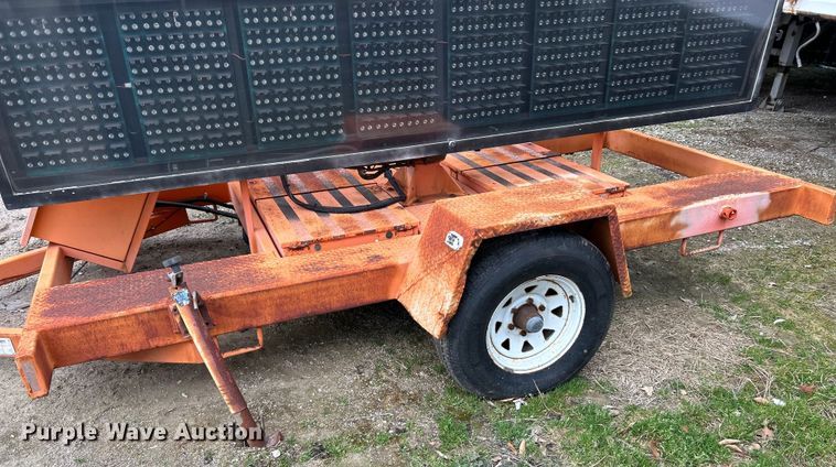 image for item EK4317 (2) Ver-Mac PCMS 1210 message board trailers