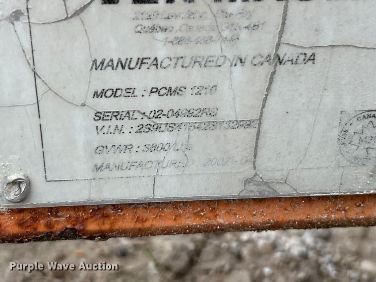 image for item EK4317 (2) Ver-Mac PCMS 1210 message board trailers