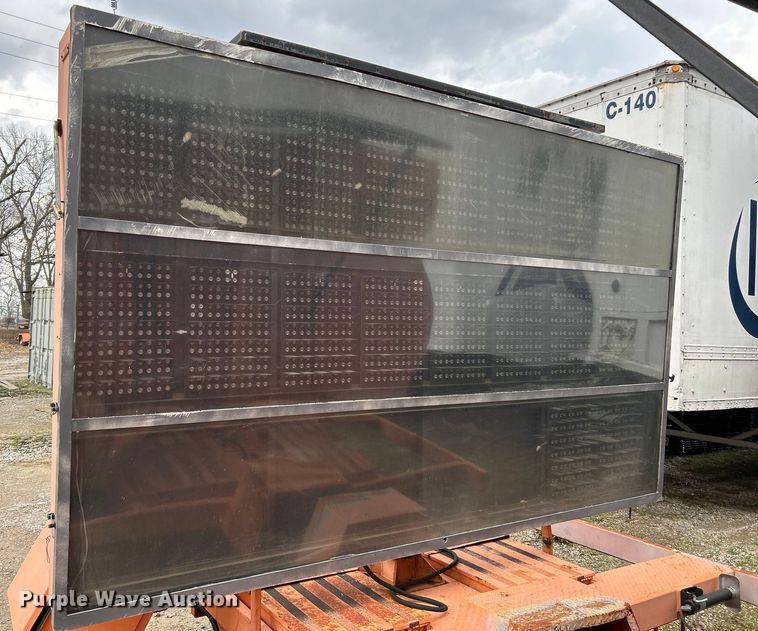 image for item EK4317 (2) Ver-Mac PCMS 1210 message board trailers