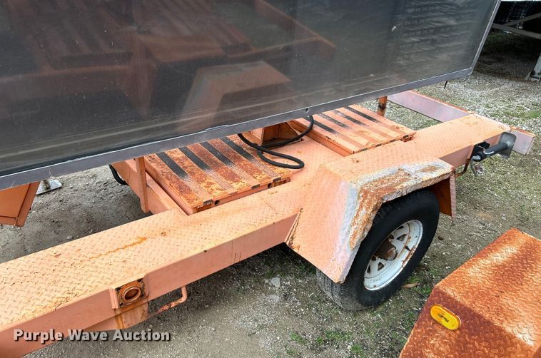 image for item EK4317 (2) Ver-Mac PCMS 1210 message board trailers