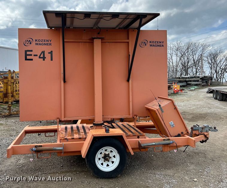 image for item EK4318 (3) Ver-Mac PCMS 1210 message board trailers