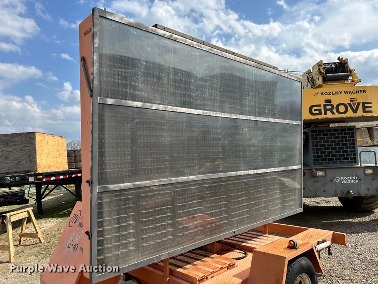 image for item EK4318 (3) Ver-Mac PCMS 1210 message board trailers