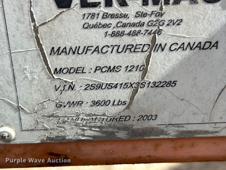 image for item EK4318 (3) Ver-Mac PCMS 1210 message board trailers